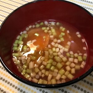 ネギキムチスープ
